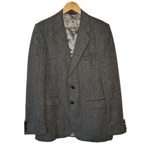 Joe Namath Signature Collection Vintage Tweed Dark Academia Jacket Size 42L